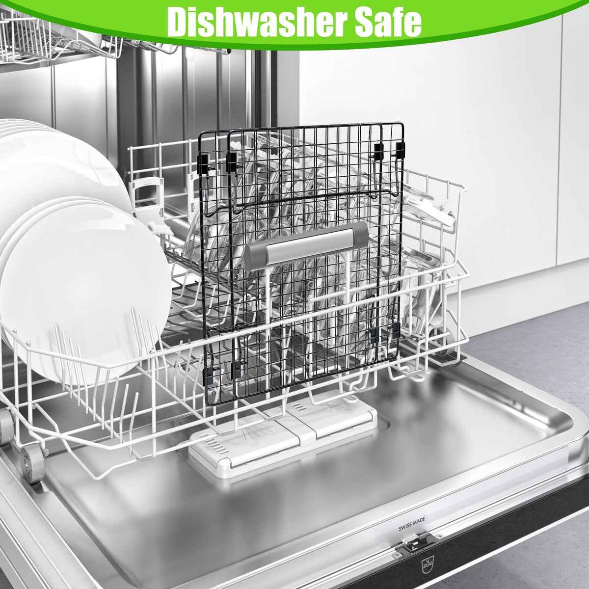 QCCTPUU dishwasher-safe cooling rack simplifies post-bake cleanup