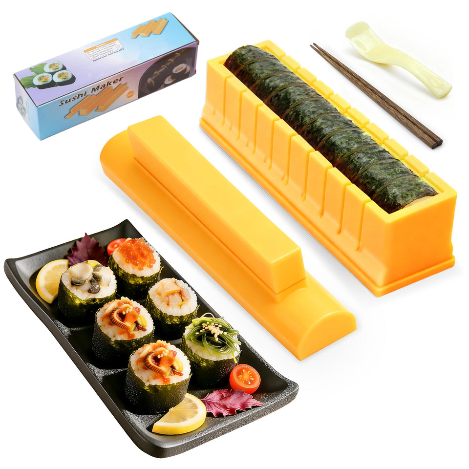 QCCTPUU sushi maker round mold for neat, restaurant-style sushi at home