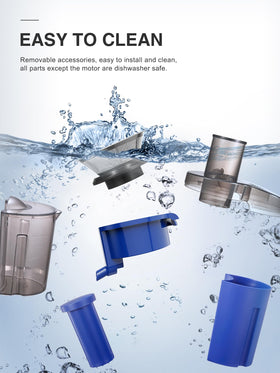 QCen Juicer dual speed control for soft and hard produce.