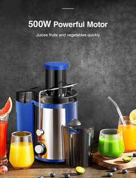 QCen Juicer safety lock arm keeps operation secure.