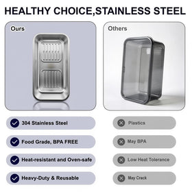 QCQHDU bread box dishwasher-safe for easy cleanup