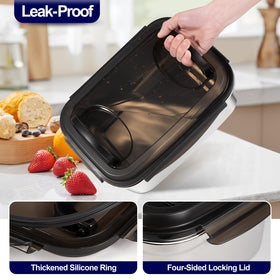 QCQHDU container with handles for easy transport to picnics or parties.