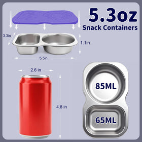 QCQHDU leak-proof dressing container with silicone lid protects dressings on the go.