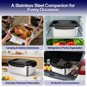 QCQHDU multi-purpose kitchen organizer for breads, snacks, and more.