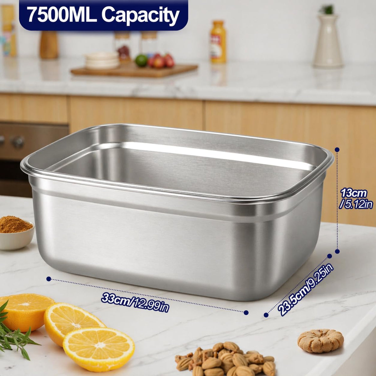 QCQHDU oven-safe container for baking and reheating meals.