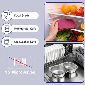 QCQHDU 150 ml capacity keeps snacks organized for portion-controlled meals.