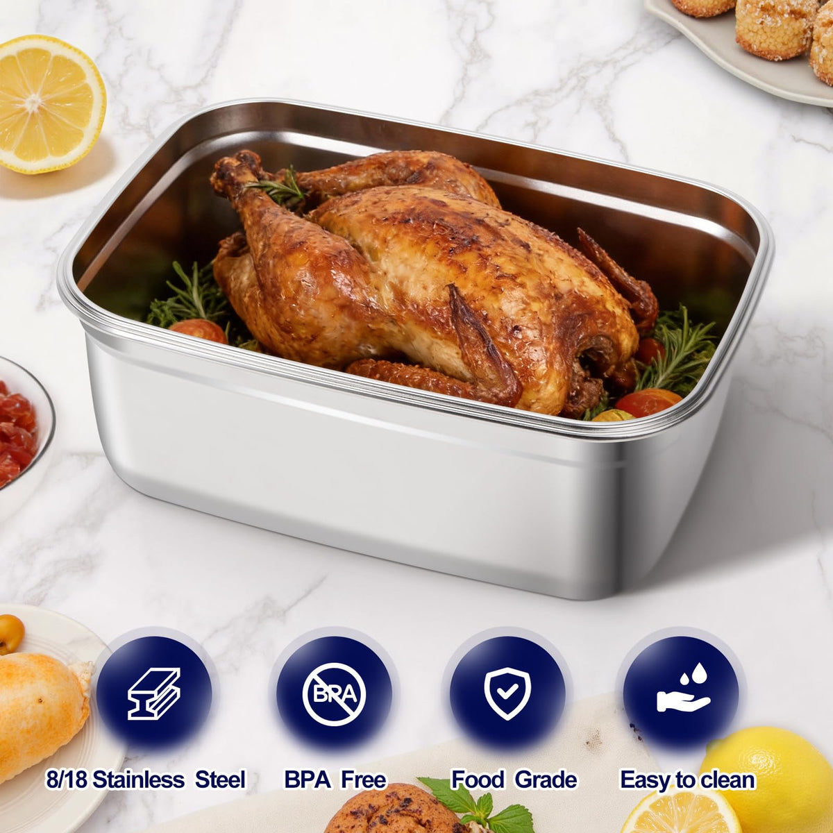 QCQHDU stackable kitchen storage keeps pantry organized and accessible.