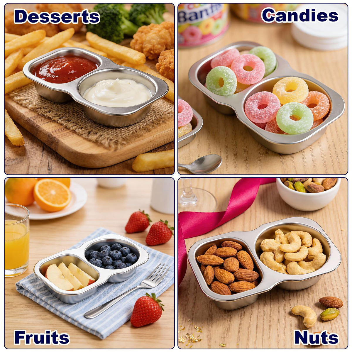 QCQHDU fridge and dishwasher safe for simple cleaning and reuse.