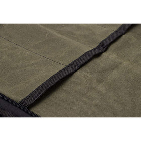 Waxed canvas finish and timeless style for kitchen pros.