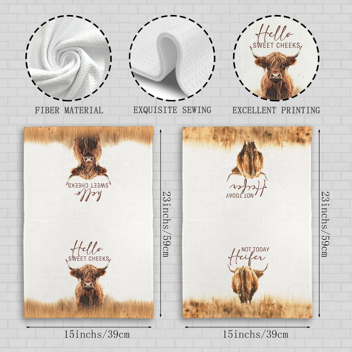 Qeheb multi-use towel fits ovens, sinks, tables for versatile decorating.