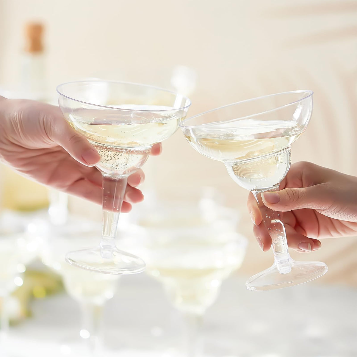 Qeirudu 24-pack margarita glasses perfect for weddings, birthdays, and buffets.