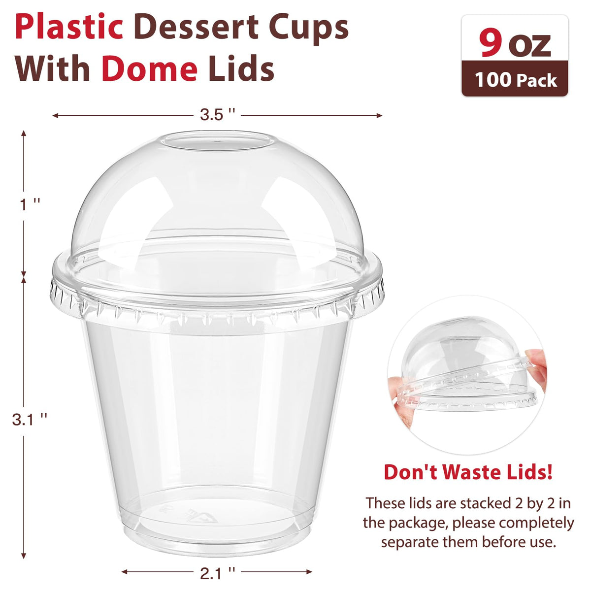 Qeirudu 9oz cup with dome lid demonstrates leak-proof design