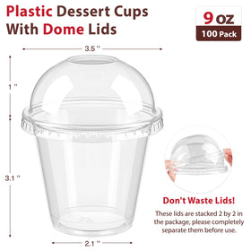 Qeirudu 9oz cup with dome lid demonstrates leak-proof design