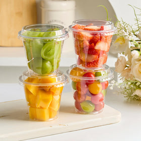 Qeirudu bulk 100-pack dessert cups for quick serving