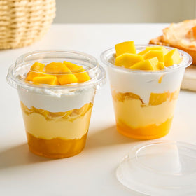 Qeirudu mini parfait cups ideal for ice cream, fruits, and puddings