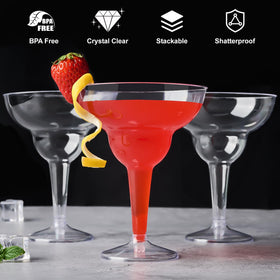 Qeirudu shatterproof cups showcase wide mouth ideal for easy pouring and sharing.