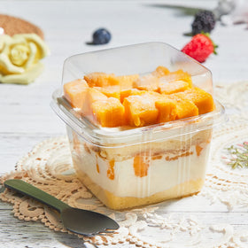 Qeirudu stackable dessert cups simplify prep and guest service.