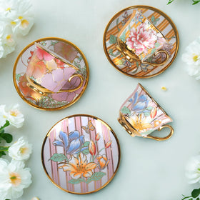 Qetoosur versatile teacups for weddings, birthdays, and festive celebrations.