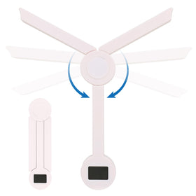 QFEISETH compact folding scale closed and portable for easy drawer storage.