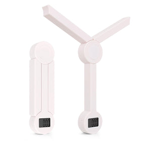 QFEISETH compact folding scale open with LCD for precise kitchen measurements.