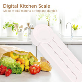 QFEISETH compact scale ideal for coffee, tea, and baking prep.