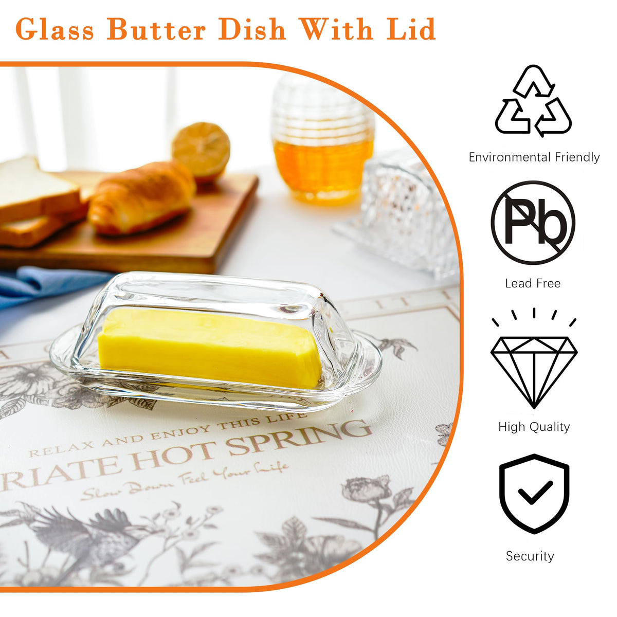 QFkris crystal glass dish fits Christmas or housewarming gifting.