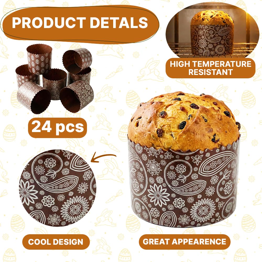 QG Group 24-piece set for Easter bread decorations and gifting.