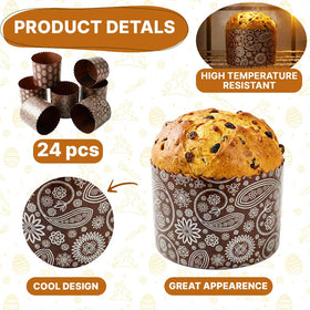 QG Group 24-piece set for Easter bread decorations and gifting.
