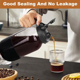 QHH airtight pour spout lid prevents spills during serving
