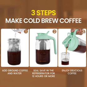 QHH airtight silicone seal keeps beverages fresh and odour-free.