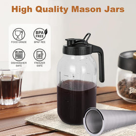QHH airtight spout lid with flip cap keeps beverages fresh and ready to pour