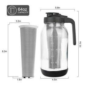 QHH BPA-free lid preserves freshness and minimizes odors