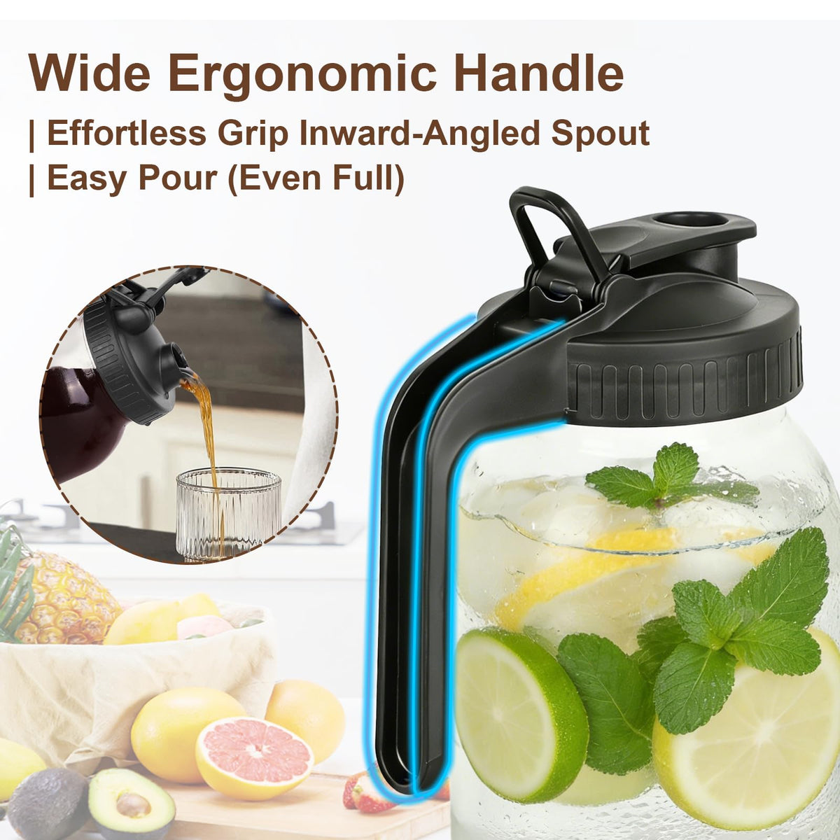 QHH pitcher suitable for breast milk storage and safe handling.