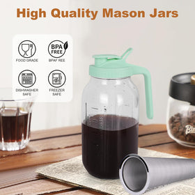 QHH heavy-duty glass pitcher as the everyday brewing vessel