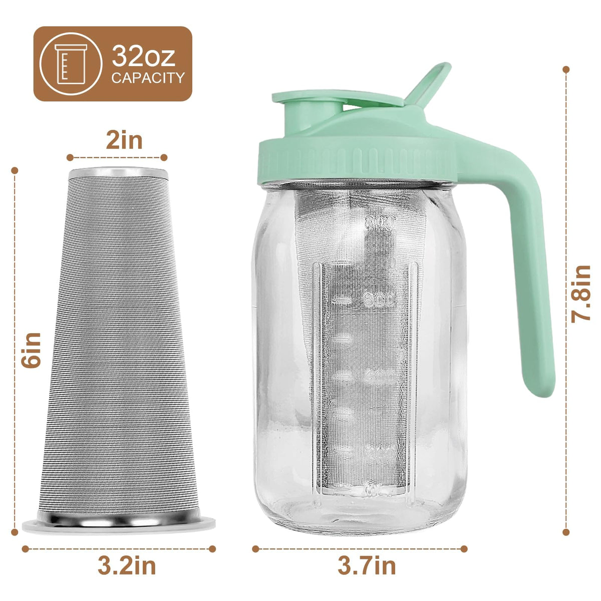 QHH wide-mouth cleaning brush simplifies washing and maintenance.