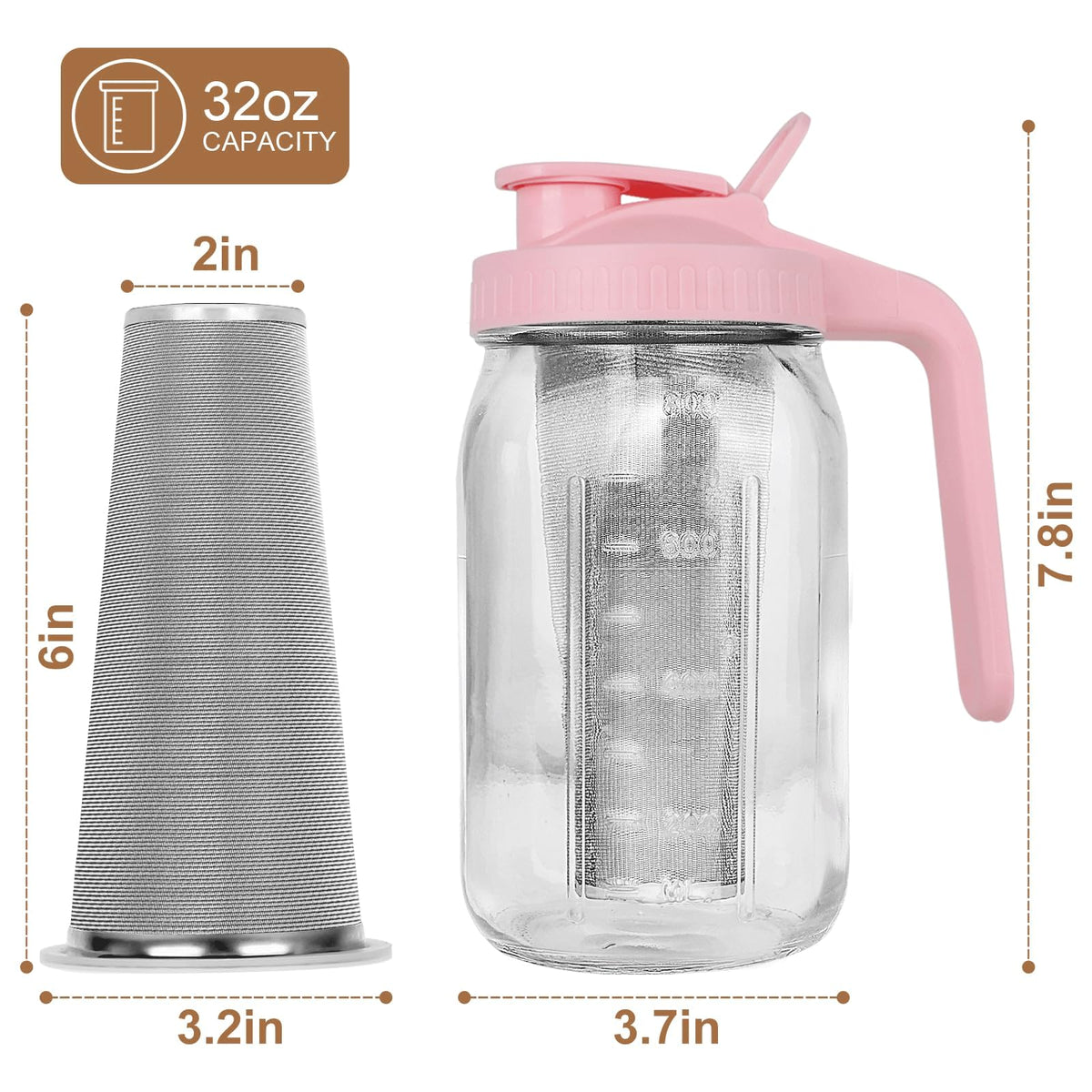 QHH wide-mouth design makes filling and cleaning simple.