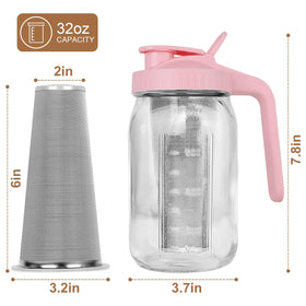 QHH wide-mouth design makes filling and cleaning simple.