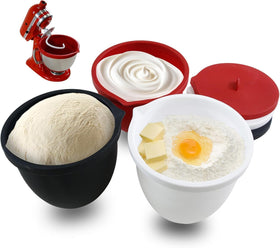QHMENG set of three liners with lids fits 5-quart bowls.