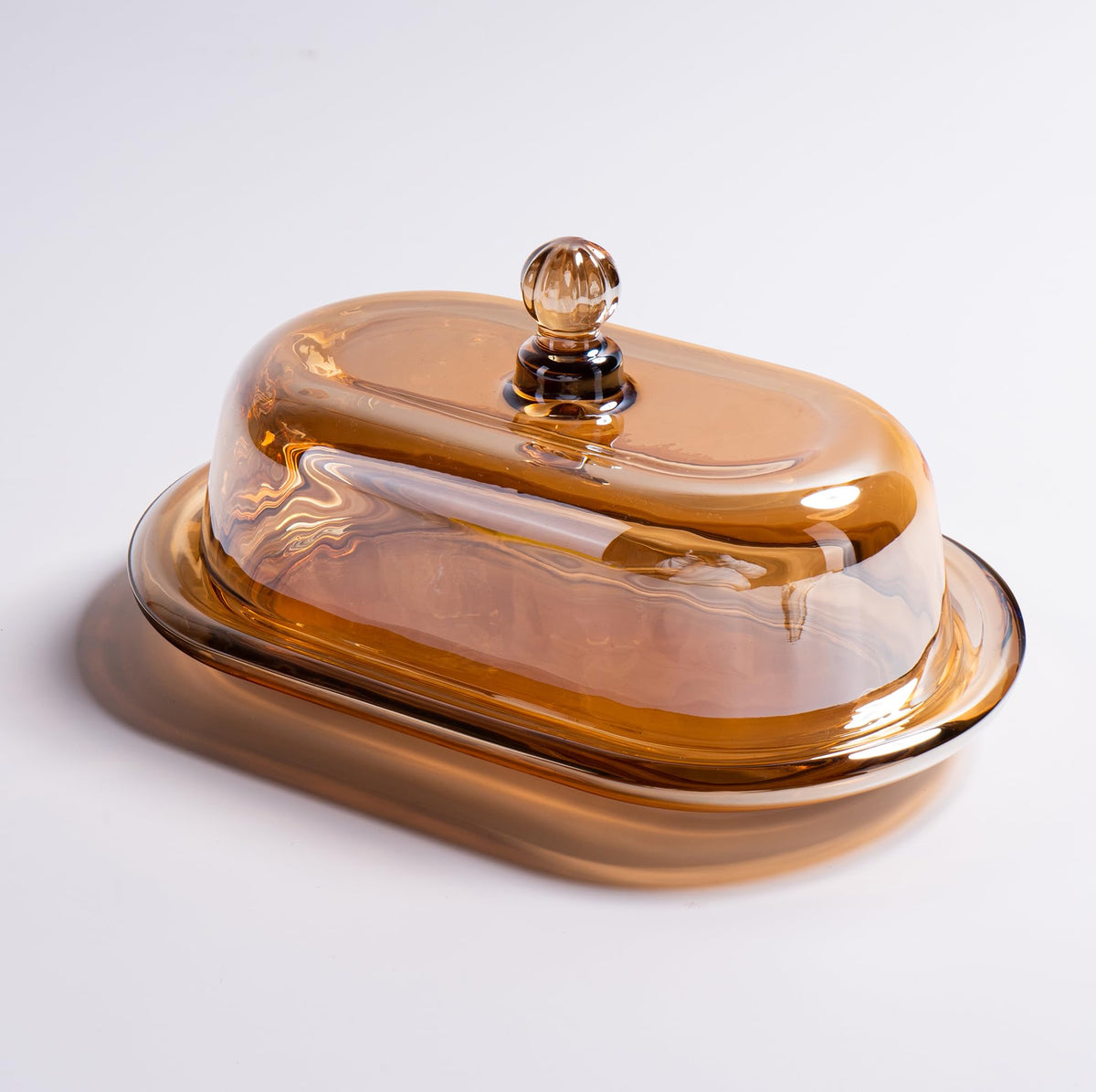 QIANCHANG butter dish with lid on countertop for easy access to fresh butter
