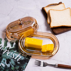 QIANCHANG crystal glass presents butter with a clean, metal-free surface