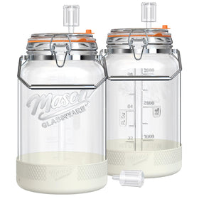Qianfenie 1-gallon fermentation jar with airlock for safe fermentation