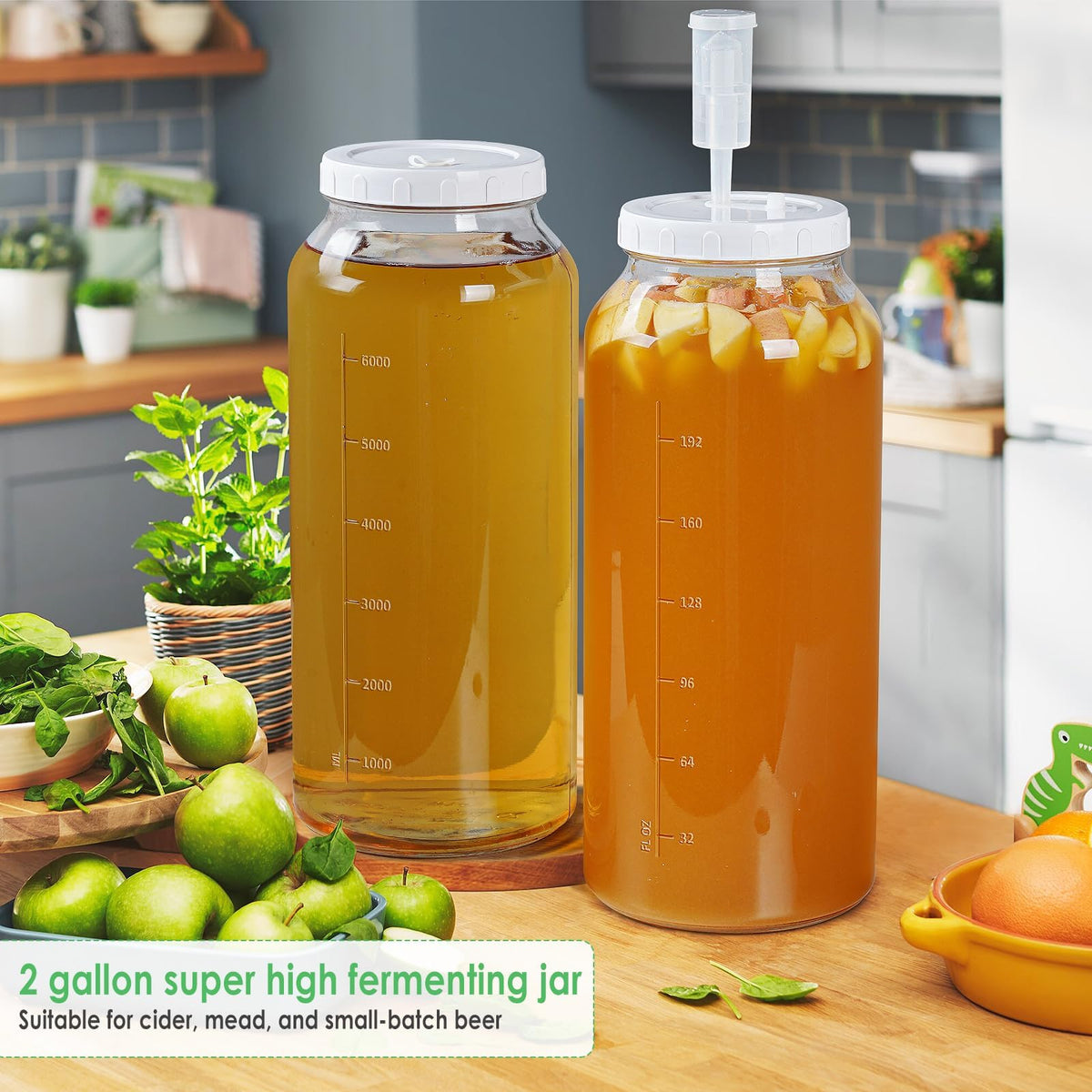 Qianfenie clear scale marks help monitor volume precisely