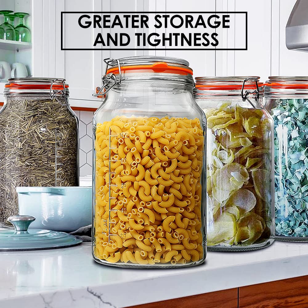 Qianfenie dishwasher-safe glass jar for quick cleaning.