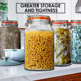 Qianfenie dishwasher-safe glass jar for quick cleaning.