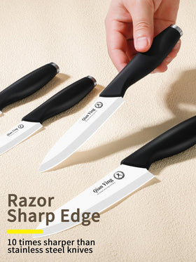 Qianying five-sheath set keeps blades protected and organized.