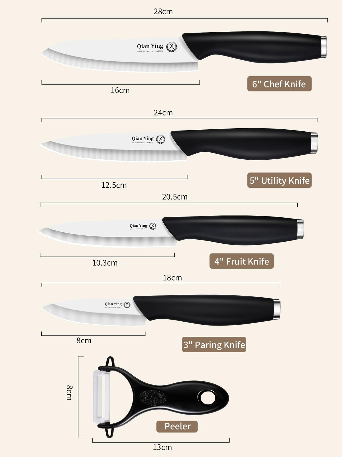 Qianying premium packaging emphasizes gift-ready kitchen upgrade.