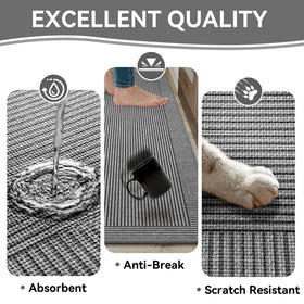 QiCaiJia kitchen mat pet-friendly design cushions accidental drops.