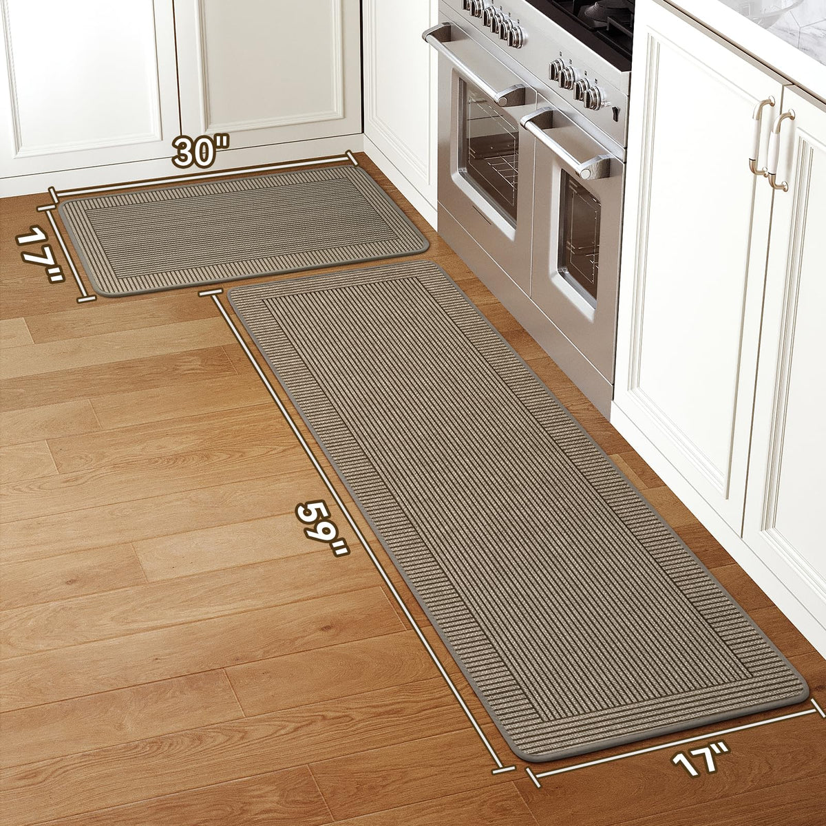 QiCaiJia low-pile cushioning mats close-up showing comfortable standing