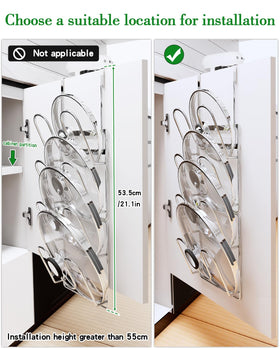 QIHS stainless steel construction ensures durable kitchen organization.