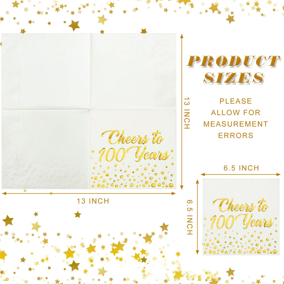 Qilery gold foil dots closeup highlighting festive sparkle.